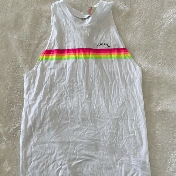Pink VS “It’s All Good” Tank Top - Picture 3 of 5